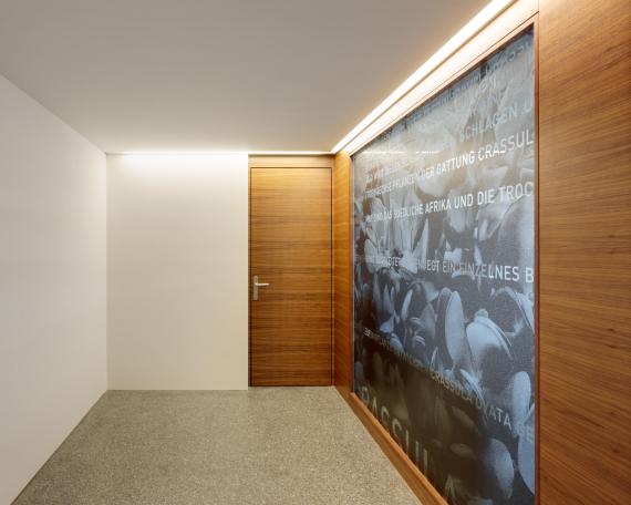 Raiffeisenbank Gommiswald corridor on first floor with consulting rooms