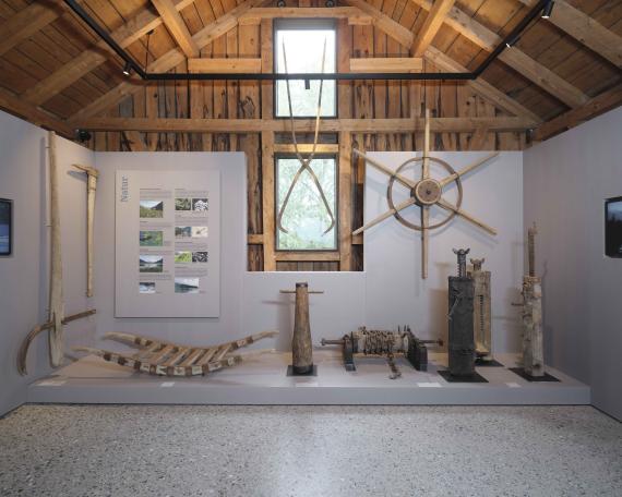 Linthwerkschau Tuggen Ausstellung mit Aussicht