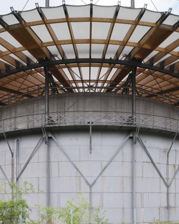 Überdachung Gasometer Schlieren